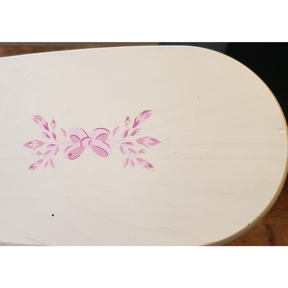 Longaberger Oval Basket - W/ White Wash - Signed MSB 2005 - Horizon of Hope - Picture 8 of 12